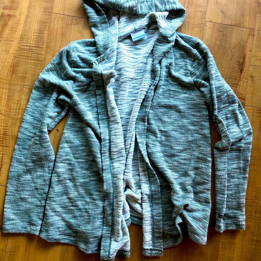 Colombia green knit cardigan